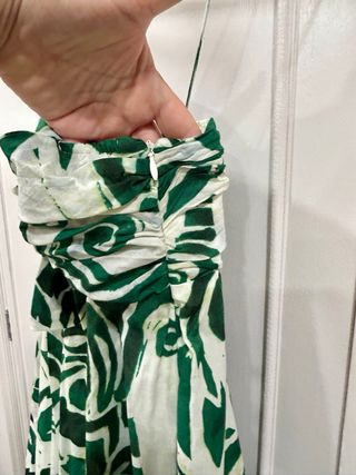 Vestido largo vuelo estampado