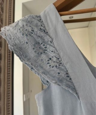 Vestido Pedro del Hierro , color azul claro 