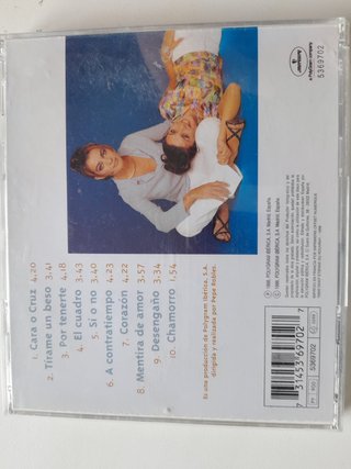 "Cara O Cruz". Irene y Chelo. CD Original 1998.