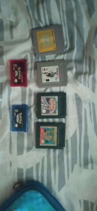 Gameboy clasica con juegos