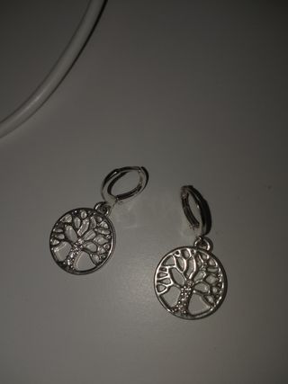 Pendientes árbol de la vida