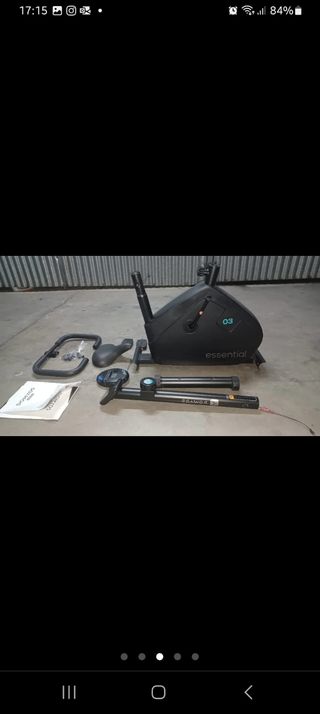 Bicicleta estática Domynos decathlon