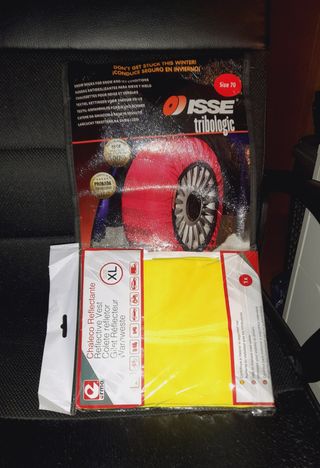 Cadenas Nieve Ropa Talla 70 + Chaleco Reflector
