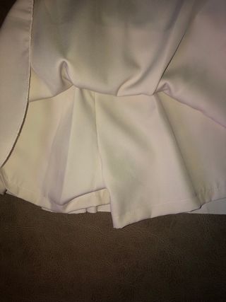 Falda pantalón volantes cinturón