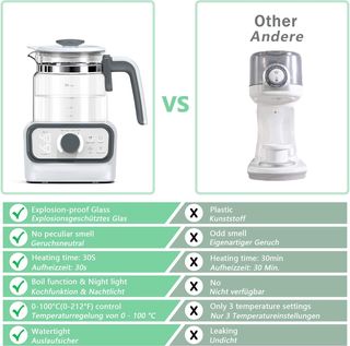 Calienta Biberones Instantáneo