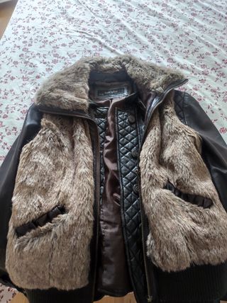 Biker piel marron