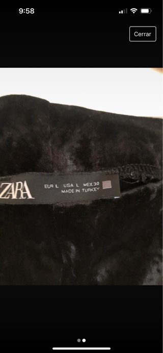 Leggins negros de Zara