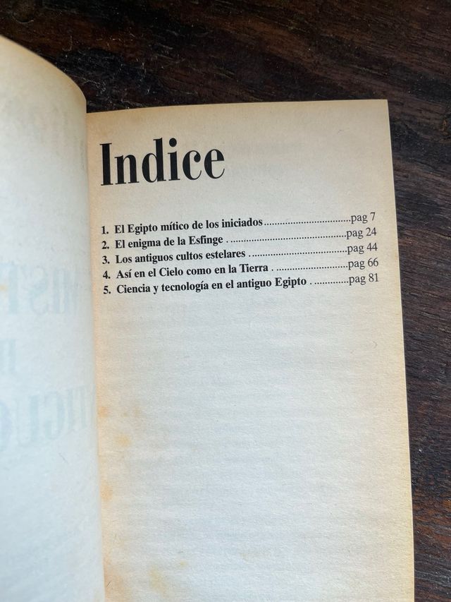 Misterios del antiguo Egipto