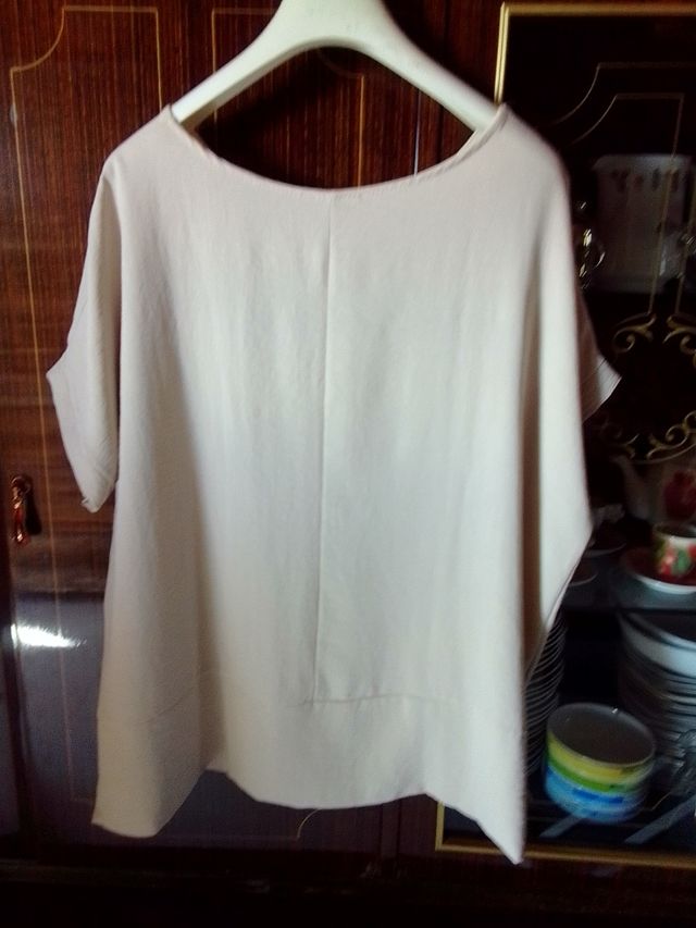 Blusa donna beige