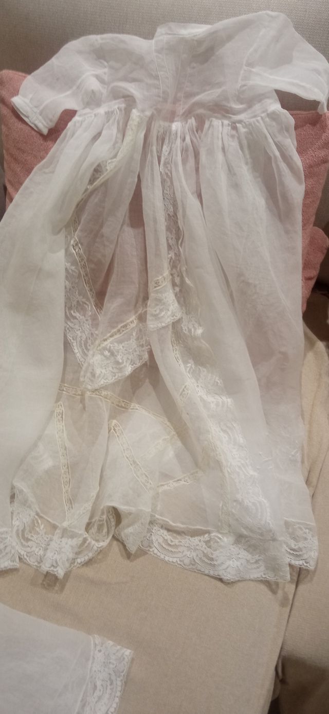 Vestido bautizo 3 piezas