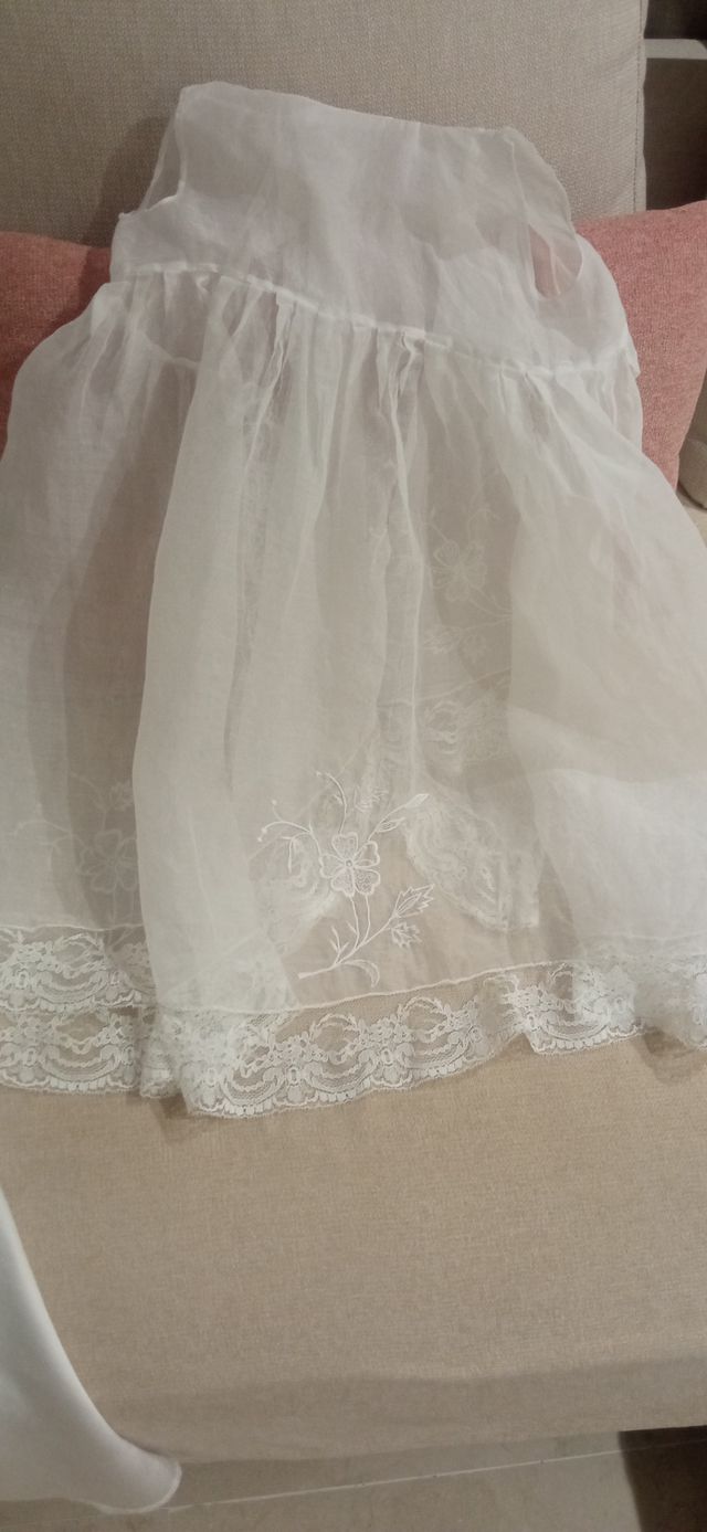 Vestido bautizo 3 piezas