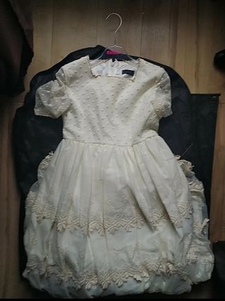 (VESTIDO DE COMUNIÓN PARA NIÑA)