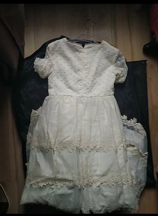 (VESTIDO DE COMUNIÓN PARA NIÑA)