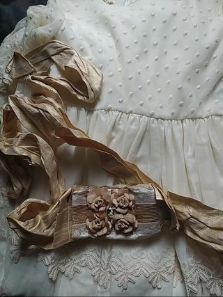 (VESTIDO DE COMUNIÓN PARA NIÑA)