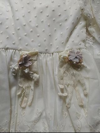 (VESTIDO DE COMUNIÓN PARA NIÑA)