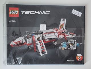 Lego Technic 42040 Fire Plane COMPLETO ORIGINALE