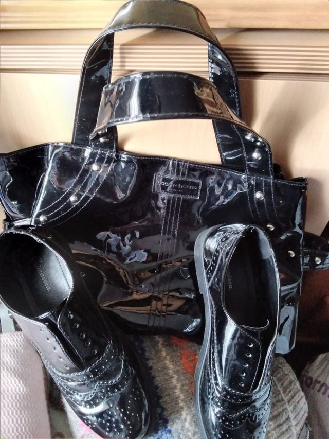 Conjunto bolso y zapatos