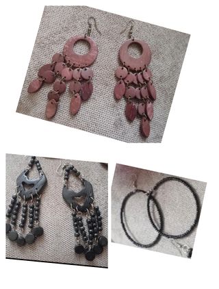 Lote pendientes+colgante y pulseras