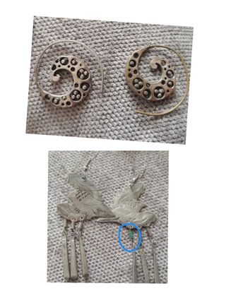 Lote pendientes+colgante y pulseras