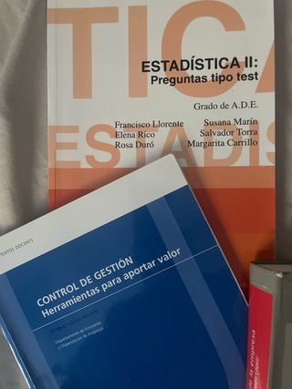 Libros de estudio para ADE