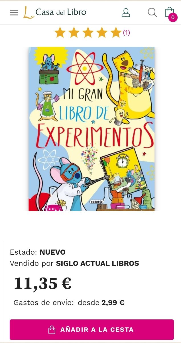 Mi gran libro de experimentos (Susaeta)