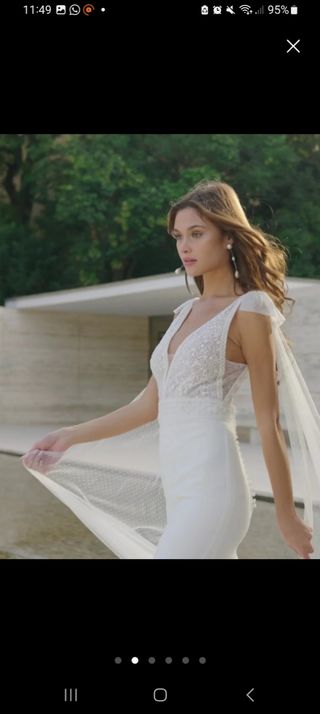 Vestido novia Nanet Rosa Clará