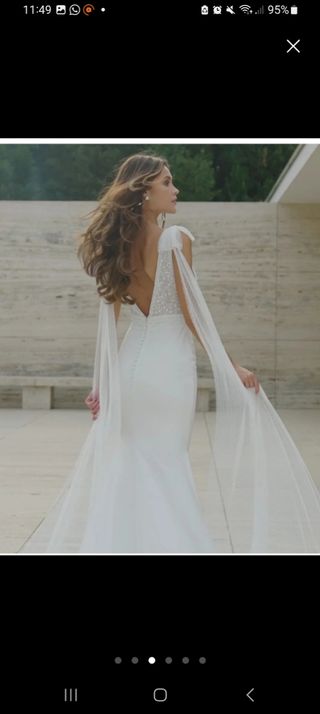 Vestido novia Nanet Rosa Clará