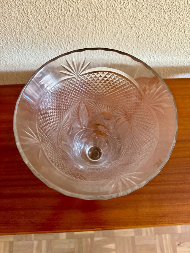 Jarron cristal labrado gran formato