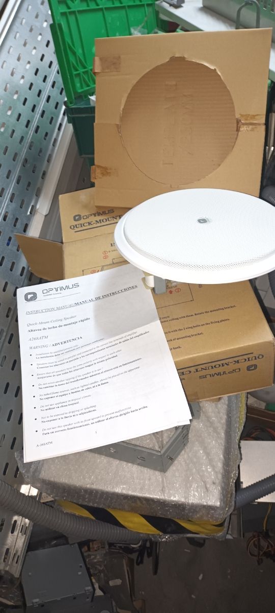 Altavoz de techo montaje rapido