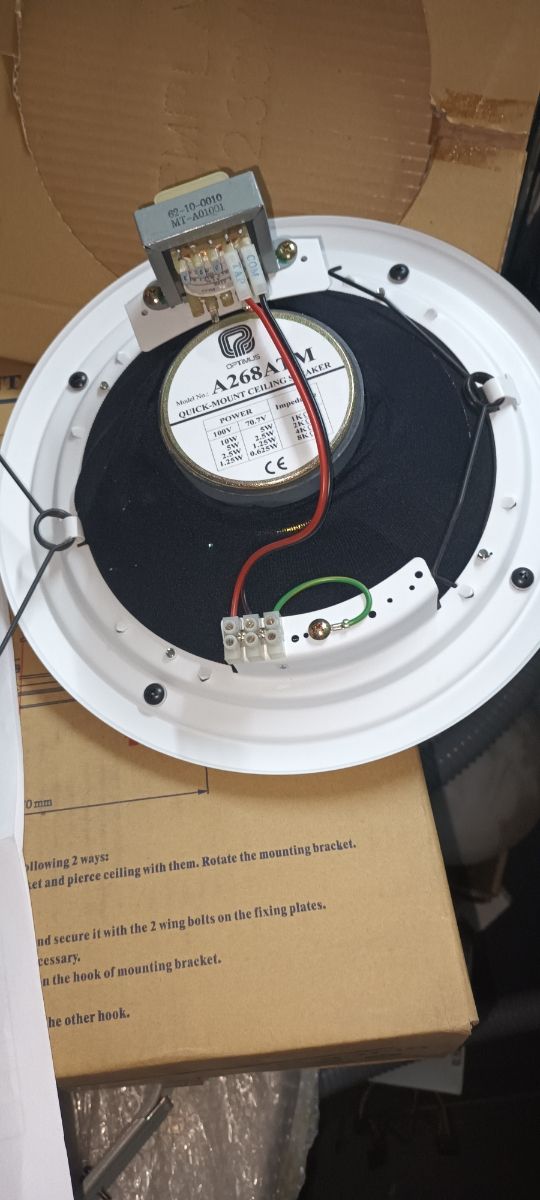 Altavoz de techo montaje rapido