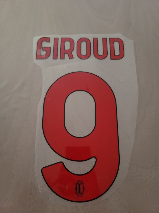 Nameset ac milan giroud