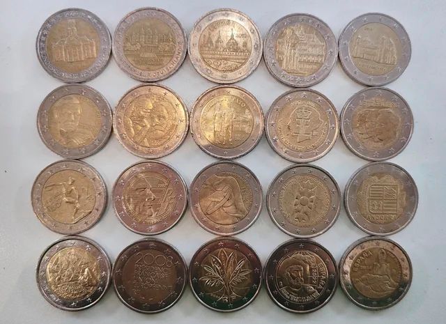 20 monedas de 2€