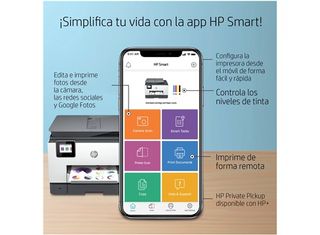 Impresora HP Color Inyección Multifunción Pro 9022