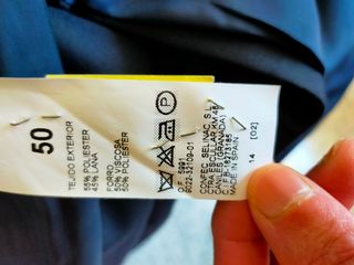 Traje chaqueta de hombre.