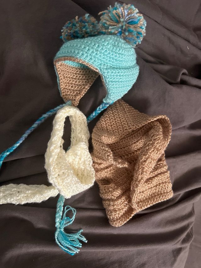 Muñeca de invierno tejida