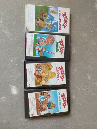 Cintas VHS Astérix y obelix