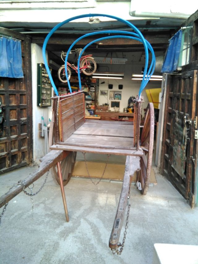 Carro rural español traccion animal 