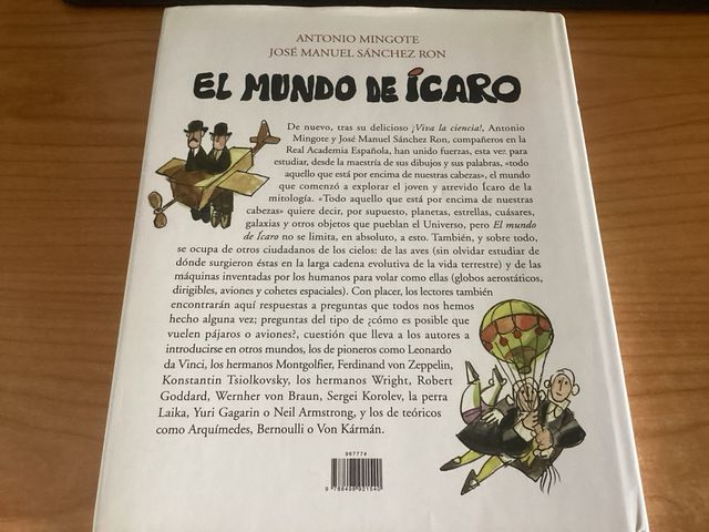 EL MUNDO DE ÍCARO. MINGOTE/SÁNCHEZ RON LIBRO