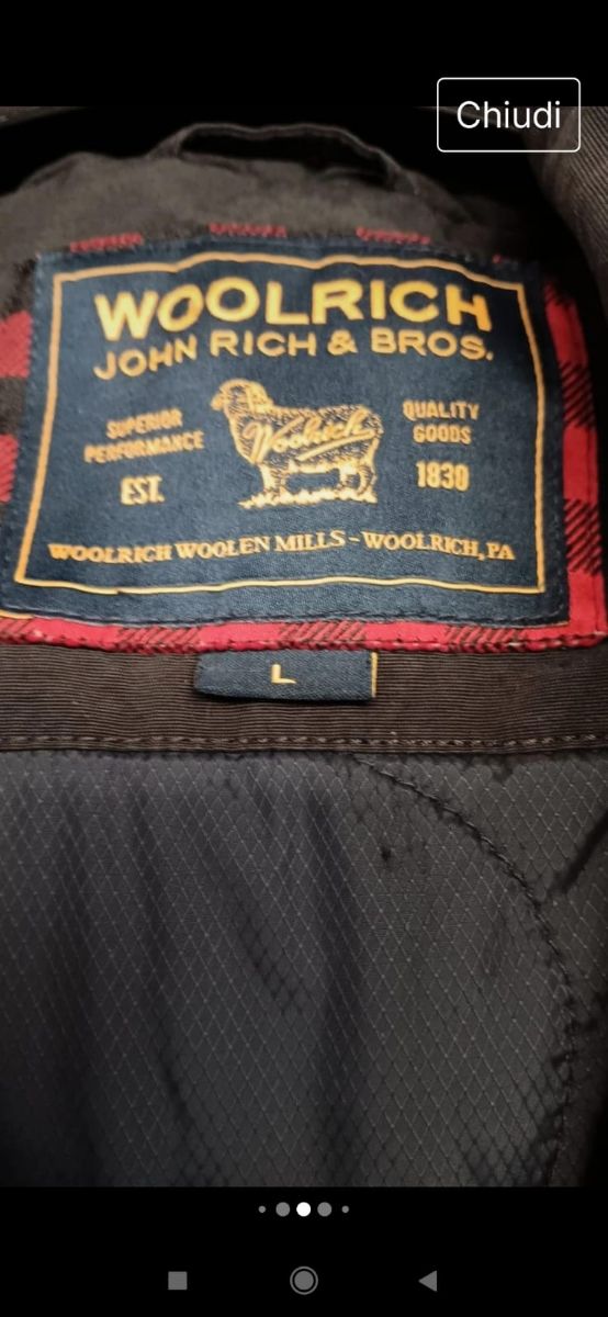 Giacca vento cappuccio leggermente imbo woolrich