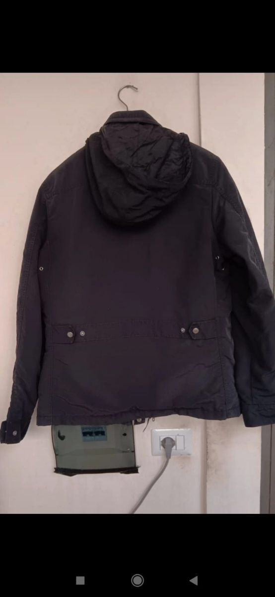 Giacca vento cappuccio leggermente imbo woolrich