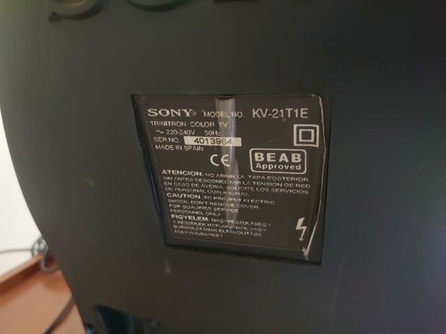 SONY KV-21T1E SUPER TRINITRON
