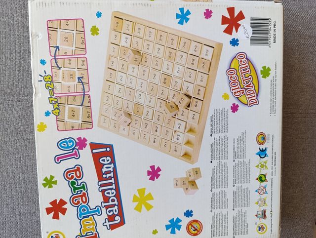 Gioco didattico Impara le Tabelline