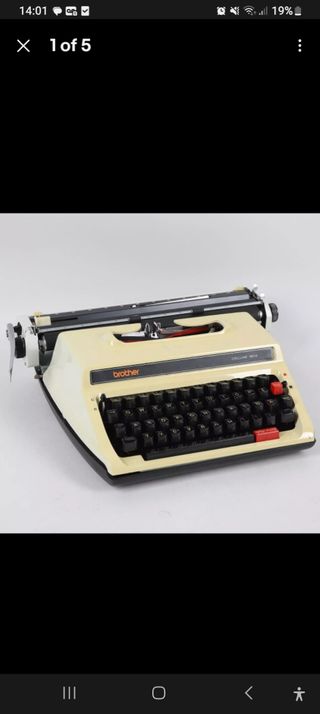 Typewriter Brother Deluxe 1613 vintage 