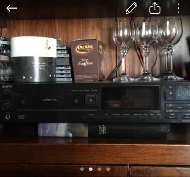 Cadena musica Sanyo (Vintage)