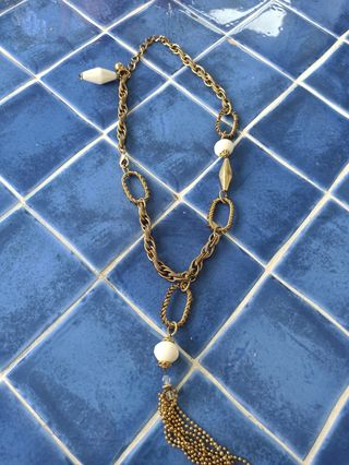 Collana con pendente lungo vintage
