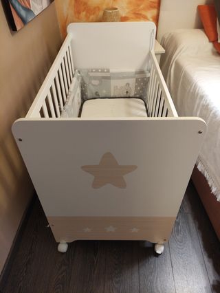 Cuna madera blanca 