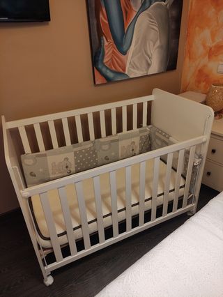 Cuna madera blanca 