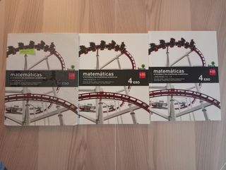 Libros matemáticas 4to ESO savia