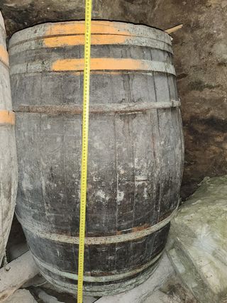 Vecchie botti di vino