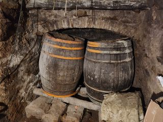 Vecchie botti di vino